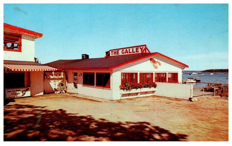 Maine Falmouth Foreside , The Galley  at Handy Boat Service , Reastaurant