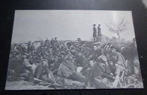 UNUSED POSTCARD - CIVIL WAR UNION SOLDIERS, PETERSBURG FRONT