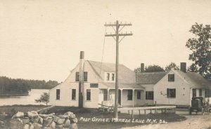 Mirror Lake NH Post Office Eastern IIllustrating Truck Real Photo Postcard