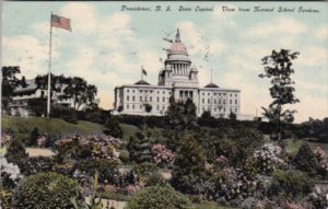 State Capitol Building View From Normal School Gardens Providence Rhode Islan...