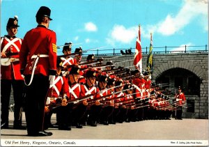 VINTAGE CONTINENTAL SIZE POSTCARD OLD FORT HENRY KINGSTON ONTARIO CANAD 1971