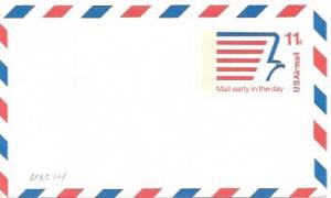 UXC14  Air Mail Postcard