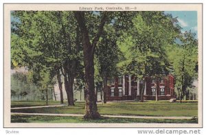 Library Park, Centralia, Illinois, 1910-1920s