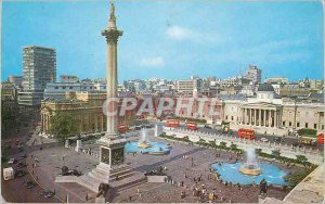 Postcard Modern London Trafalgar Square