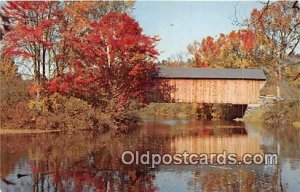 Bridge Over Sugar River North Newport, NH, USA Unused 