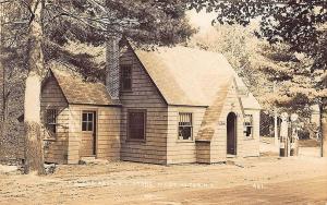 West Alton NH Post office Rollin's Store Socony Gas Pumps RPPC Postcard