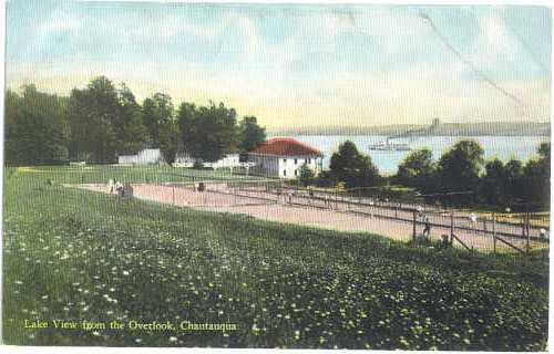 Lake View from the Overlook, Chautauqua, New York State, Double Back