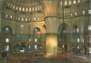Turkey Postcard - Istanbul, Interior of The Blue Mosque  RR18216