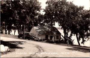 RPPC Lukers Resort, Waterville MN c1945 Vintage Postcard X46