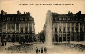 CPA Rennes La Place du Palais de Justice FRANCE (1015666)