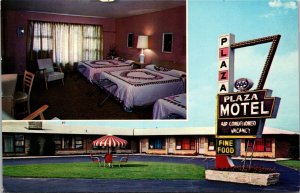 Postcard Plaza Motel in Dickeyville, Wisconsin~136599