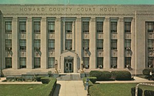 Vintage Postcard Court House Kokomo Indiana Howard County Richardville