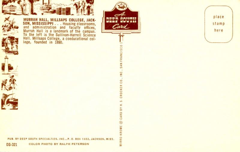 MS - Jackson. Millsaps College, Murrah Hall