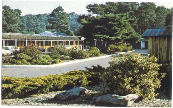 Coast Motel 18661 Highway 1, Fort Bragg California CA Chrome