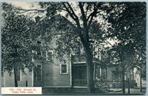 CEDAR FALLS IA 1932 - 1936 NORMAL STREET ANTIQUE POSTCARD