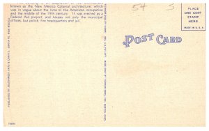 New Mexico  Santa Fe  Municipal Bldgs