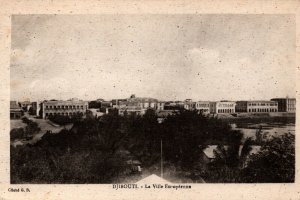 Djibouti The European City Vintage Postcard 03.92