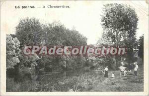 Postcard Old Marne Achennevieres