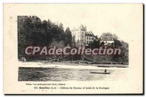 Old Postcard Souillac Chateau De Cieurac And Bords De La Dordogne