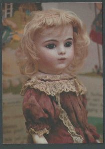 1985 PPC* 1880's Fench Bru Doll Bisque Head W/Swivel Neck & Kid Body See Info