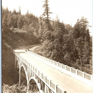 c1930s Oregon RPPC Latourell Bridge Columbia River Hwy Photo Postcard A92