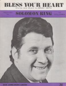 Solomon King Bless Your Heart Piano Sheet Music