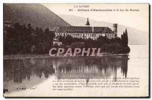 Old Postcard Savoie Hautecombe Abbey and Lake Bourget