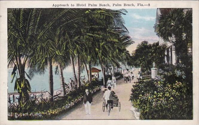 Florida Palm Beach Approach To Hotel Palm Beach