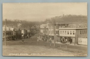 ARDSLEY NY SQUARE ANTIQUE REAL PHOTO POSTCARD RPPC