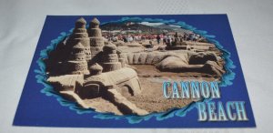 Cannon Beach Sandcastle Contest Oregon Postcard Smith-Western Inc. 29981