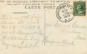 1911 Swanage Dorset UK SS Empress Steamship Sydenham postcard 8863