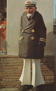 The Sea Captain Fishermans Wharf San Fransisco USA Statue Postcard