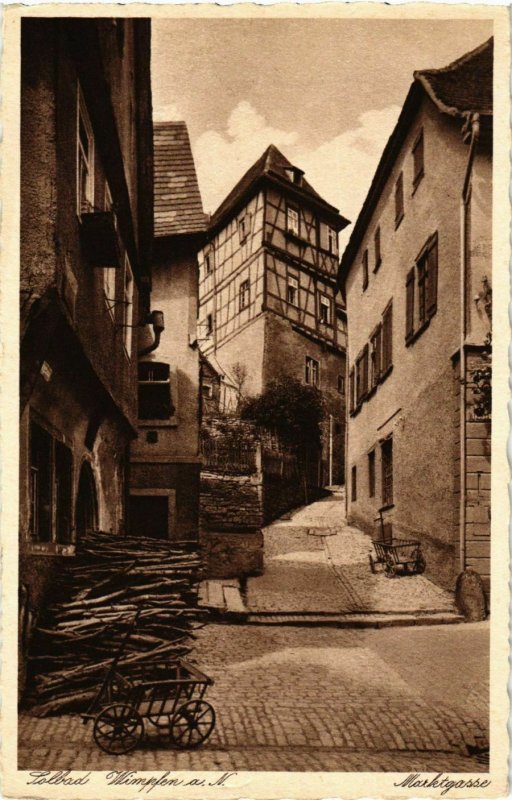 CPA AK Bad Wimpfen- Marktgasse GERMANY (946139)