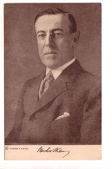 Woodrow Wilson, President, Signature, Harris & Ewing