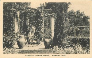 Postcard Massachusetts Rockport Garden of Frances Howard Albertype 22-13045