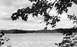 Postcard RPPC Photo Wisconsin Lakewood Nolt Island Archibald Lake Cook 23-446