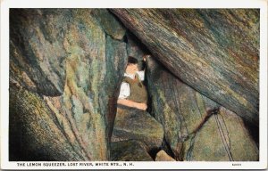 The Lemon Squeezer Lost River White Mountains New Hamshire Vintage Postcard C198