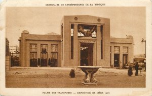 International Exhibition Postcard souvenir Liege 1930 palace of transport