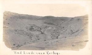 Bad Lands South Dakota ? Scenic View Real Photo Antique Postcard K68528