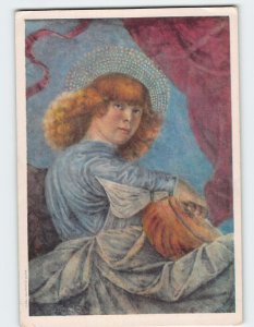 Postcard Angel with Lute Painting by Melozzo da Forli Pinacoteca Vaticana