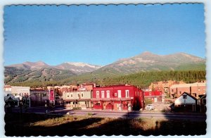 BRECKENRIDGE, Colorado CO ~ STREET SCENE Summit County 1982 ~ 4x6 Postcard