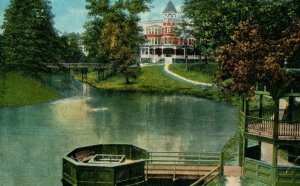 Circa 1910-20 Oak Ridge Hotel, Green Springs, Ohio Vintage Postcard P6