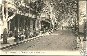 france, GRASSE, Boulevard Jeu de Ballon, Cafe 10s L.L.