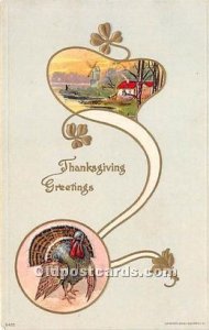 Thanksgiving Greetings Unused 