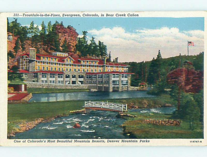 WBorder TROUTDALE HOTEL Evergreen Colorado CO Q7377 United States