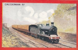 Caledonian Railway 4-4-0 Drummond Express Train Postcard
