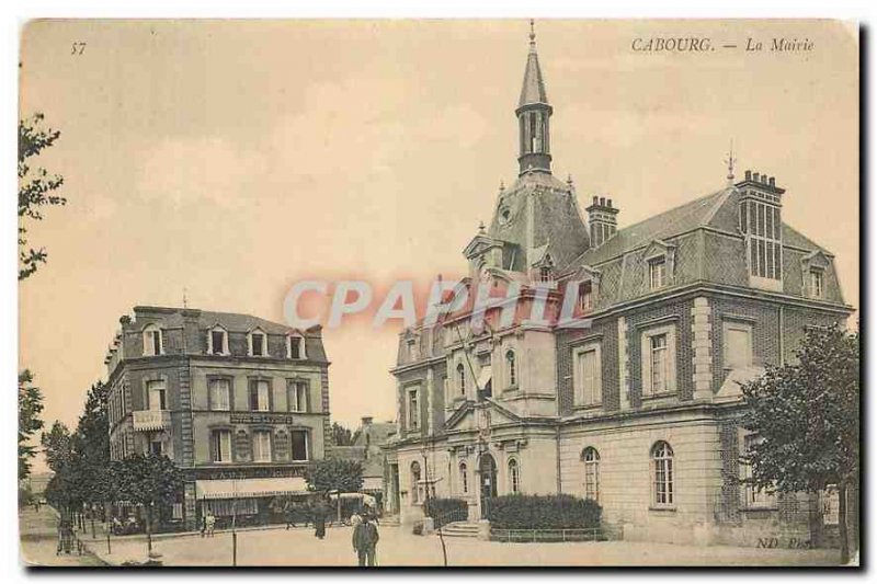 Old Postcard Cabourg The Mayor