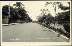 venezuela, MARACAIBO, Avenue Bella Vista, Car 1950 RPPC