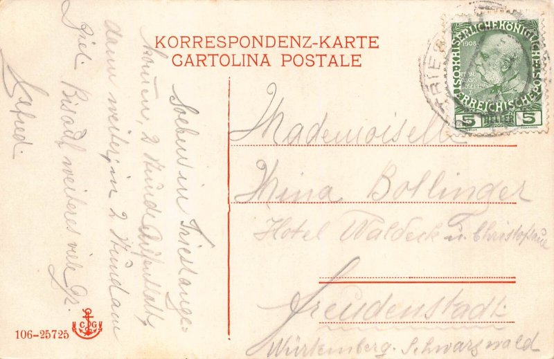 B098 Italy Trieste Miramar Castle vintage postcard