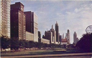 Coca Cola Marquee Michigan Avenue Tribune Tower 1960s Postcard Roberts 5668